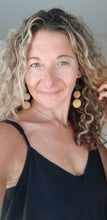 Load image into Gallery viewer, Cascade Dangle Wood Earrings