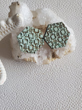 Load image into Gallery viewer, Risa Ocean Wood Stud Earrings