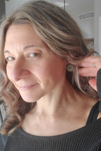 Load image into Gallery viewer, Flora Wood Stud Earrings