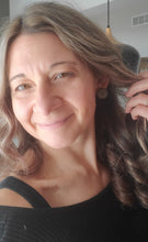 Load image into Gallery viewer, Flora Wood Stud Earrings