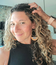 Load image into Gallery viewer, Sparrow Hippie Boho Wood & Metal Earrings