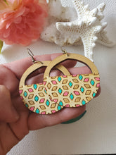 Load image into Gallery viewer, Colorful Wood Earrings