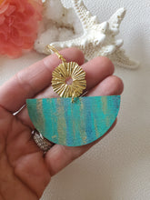 Load image into Gallery viewer, Mermaid Boho Wood Earrings