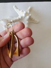 Load image into Gallery viewer, Illusion Flat Bottom Wood Hoops