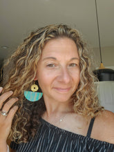 Load image into Gallery viewer, Mermaid Boho Wood Earrings