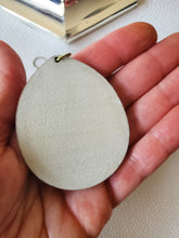 Load image into Gallery viewer, Boho Holiday Wood Teardrop Earrings