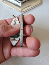 Load image into Gallery viewer, Christmas Tree Dangle Earrings