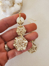 Load image into Gallery viewer, Tiers of Snowflake Christmas Dangles