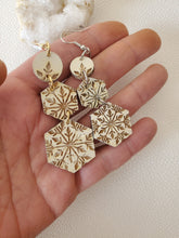 Load image into Gallery viewer, Tiers of Snowflake Christmas Dangles
