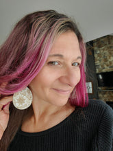 Load image into Gallery viewer, Boho Holiday Wood Teardrop Earrings