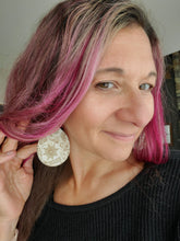 Load image into Gallery viewer, Boho Holiday Wood Teardrop Earrings