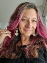 Load image into Gallery viewer, Tiers of Snowflake Christmas Dangles