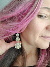 Load image into Gallery viewer, Tiers of Snowflake Christmas Dangles