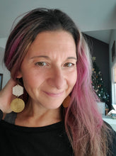 Load image into Gallery viewer, Dangle Wood Earrings