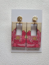 Load image into Gallery viewer, Floral Spring Rectangular Bohemian Earrings