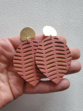 Load image into Gallery viewer, Colorful Boho Post Teardrop Wood Earrings