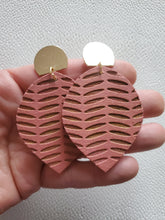 Load image into Gallery viewer, Colorful Boho Post Teardrop Wood Earrings