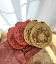 Load image into Gallery viewer, Summer Vibe Colorful Teardrop Wood Earrings
