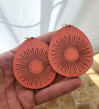 Load image into Gallery viewer, Summer Vibe Colorful Teardrop Wood Earrings