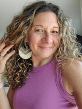 Load image into Gallery viewer, Pia Colorful Chevron Earrings