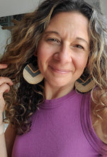 Load image into Gallery viewer, Pia Colorful Chevron Earrings