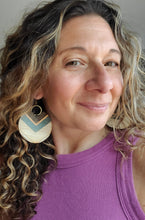 Load image into Gallery viewer, Pia Colorful Chevron Earrings