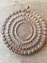 Load image into Gallery viewer, Unique handmade wood statement earrings