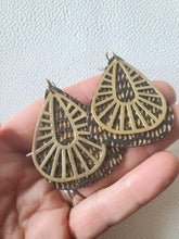 Load image into Gallery viewer, Handmade wood earrings - Ink & Inspirations Boutique