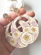 Load image into Gallery viewer, Handmade wood earrings - Ink & Inspirations Boutique