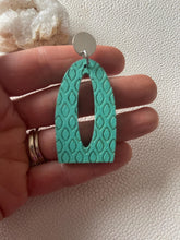 Load image into Gallery viewer, Elle boho wood earrings product photo 2
