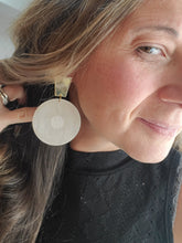 Load image into Gallery viewer, Unique Earrings with Gold Posts, Stylish Lightweight Boho Earrings