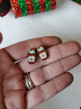 Load image into Gallery viewer, Peppermint Latte or Cold Brew Wood Studs for Winter