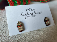 Load image into Gallery viewer, Peppermint Latte or Cold Brew Wood Studs for Winter