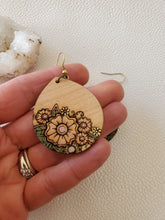 Load image into Gallery viewer, Boho Earrings with Colorful Flowers