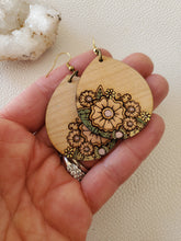 Load image into Gallery viewer, Boho Earrings with Colorful Flowers