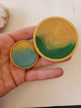 Load image into Gallery viewer, Aura Vibrant Boho Wood Earrings