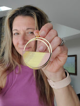 Load image into Gallery viewer, Summer Hoops Colorful Wood Earrings