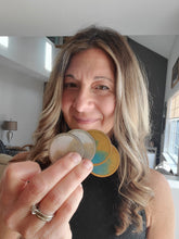 Load image into Gallery viewer, Aura Vibrant Boho Wood Earrings