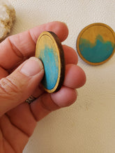 Load image into Gallery viewer, Aura Vibrant Boho Wood Earrings