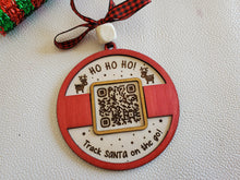 Load image into Gallery viewer, Santa Tracker Christmas Ornaments