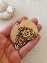 Load image into Gallery viewer, Boho Earrings with Colorful Flowers