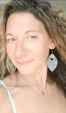 Load image into Gallery viewer, Teardrop Wood Earrings