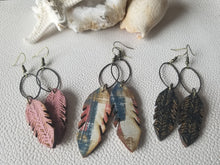 Load image into Gallery viewer, Featherwood Dangle Earrings