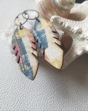 Load image into Gallery viewer, Featherwood Dangle Earrings