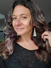 Load image into Gallery viewer, Cynthia Wood Dangle Earrings