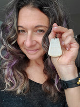 Load image into Gallery viewer, Nightfall Wood Dangle Earrings