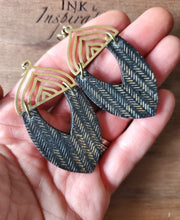 Load image into Gallery viewer, Ayre Wood Dangle Earrings