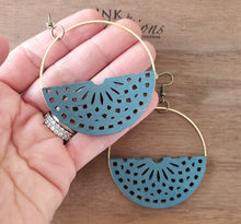 Load image into Gallery viewer, Small Boho Hoop Earrings