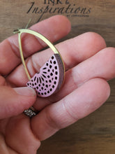 Load image into Gallery viewer, Fawna Wood Teardrop Earrings