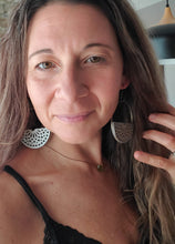 Load image into Gallery viewer, Boho Wood Hoop Earrings